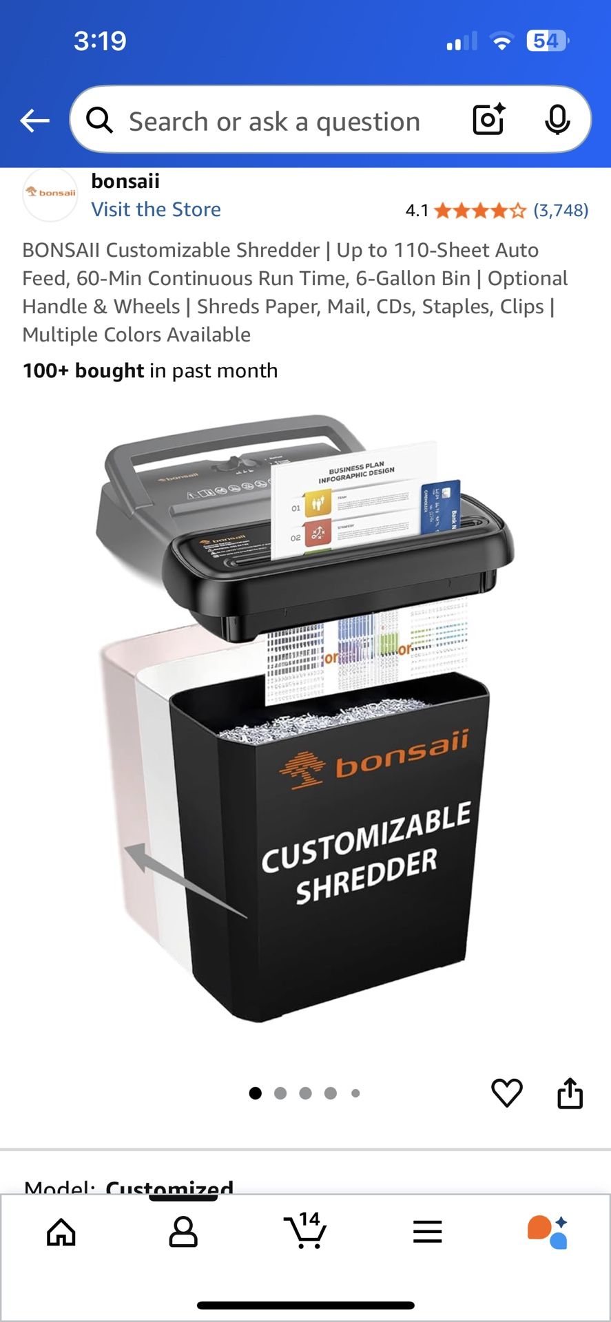 Shredder In Sell