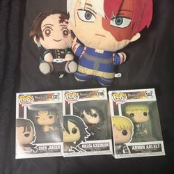 Anime Funko Pops/Plushies 