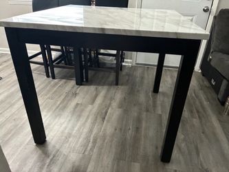 Table and chairs