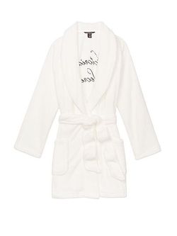 Victoria's Secret Logo Short Cozy Robe