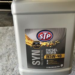 STP Full Synthetic Diesel Engine Oil 5W40 2.5Gallon 