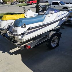 Yamaha Waverunner 3 And Yamaha VXR Pro With Zieman Double Jet Ski Trailer