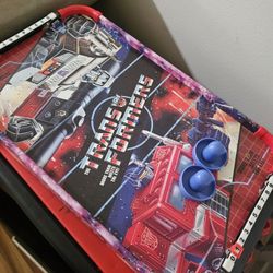 Transformers-themed tabletop air hockey game,