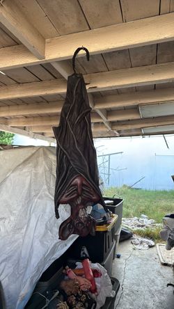 Large Hanging Halloween Bat Decoration