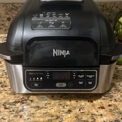 Ninja | Indoor Grill | Foodi | 5-in-1 (Grill, Air Fry, Roast, Bake, and Dehydrate | Fits up to 3lb Roast | Smoke Control System and Dishwasher Safe Pa