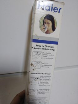 Refrigerator water filter. Haier.new
