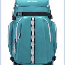 Travel Ski Boot Bag Backpack - Durable Boot Bags for Skiing Accessories, 60L Water-Resistant Padded Snow Skate Bag - Ski Gear Bag for Snowboard Boots,