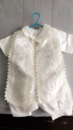 Boy baptism outfit
