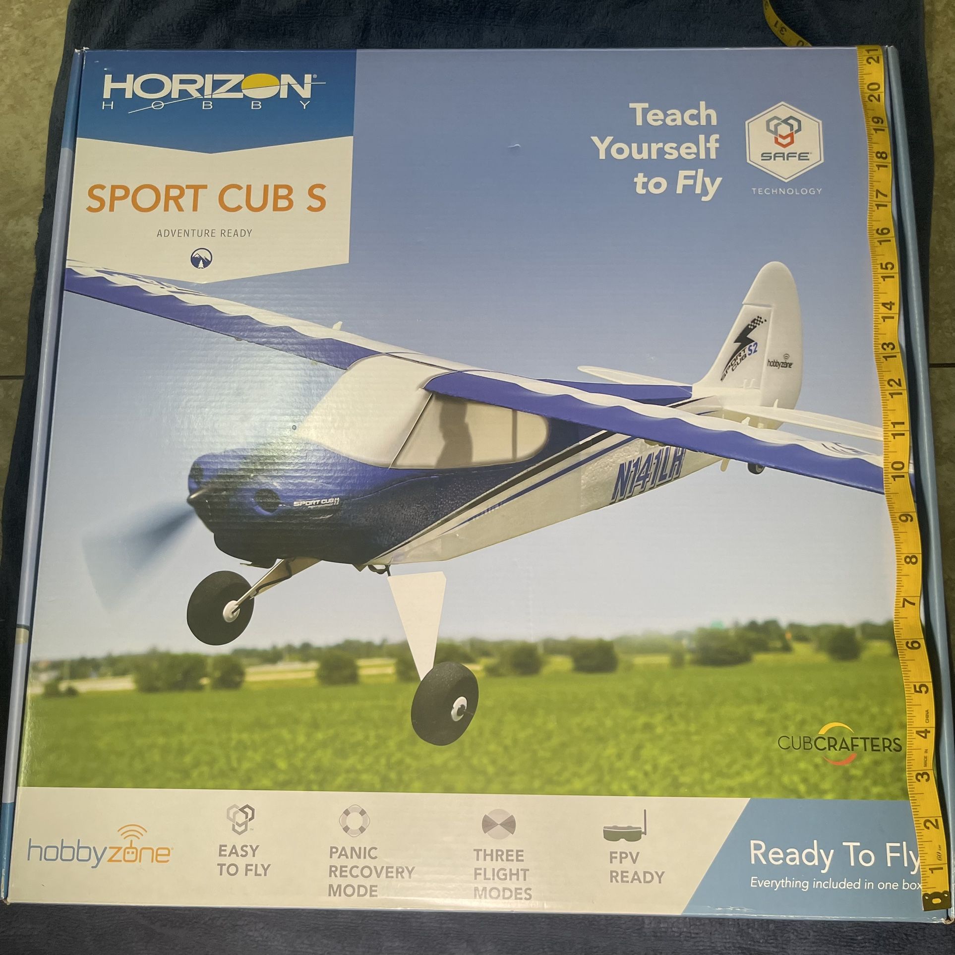 Hobby Zone HBZ4400 Sport Cub S {RTF} RC Airplane with SAFE Technology
