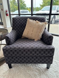 Designer Dark Purple Accent Chair
