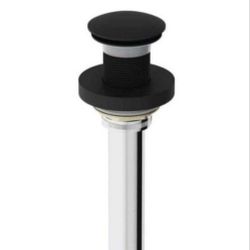 VIGO Vessel Bathroom Sink Pop-Up Drain and Mounting Ring, Matte Black 