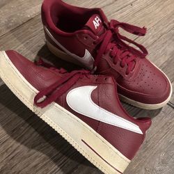 Nike Air Force 1 Low Red White Sneakers