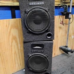 Optimus 10 inch PA speaker pair