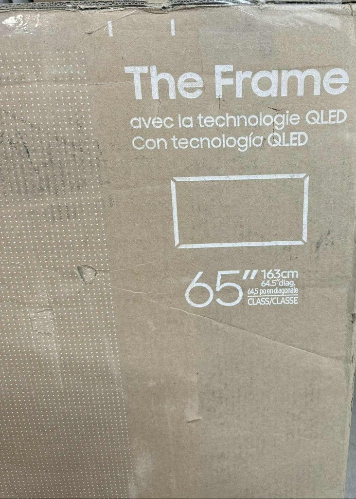 Samsung - 65” Class LS03D The Frame Series QLED 4K with Anti-Reflection and Slim Fit Wall Mount Included