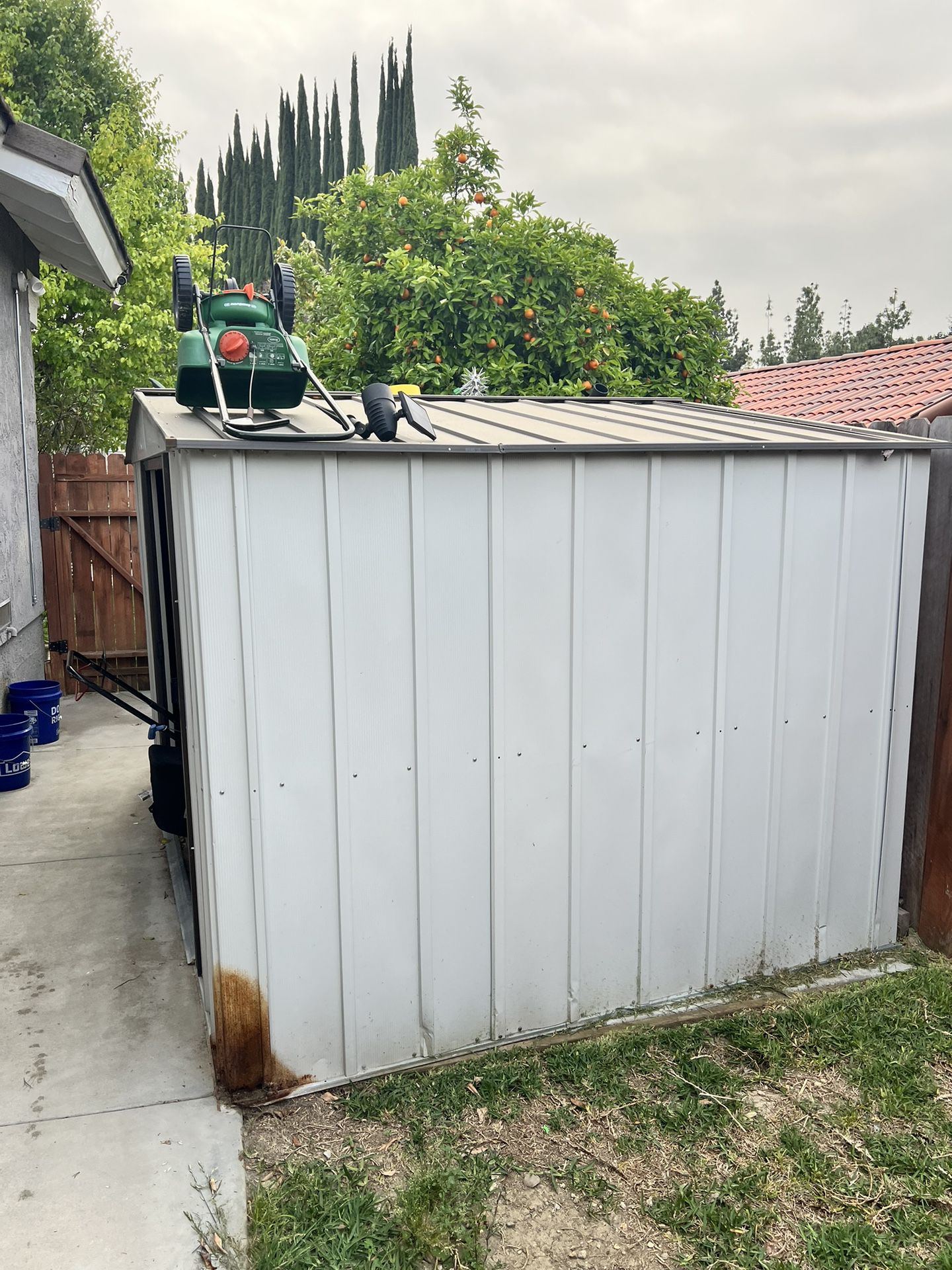 Metal Shed, Approx 7x10 Used