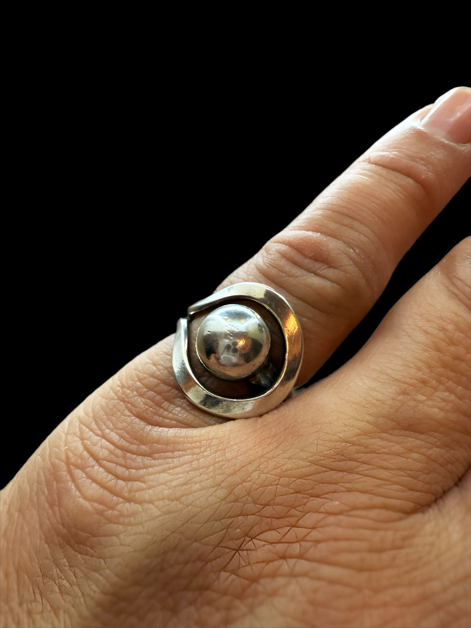 Sterling Silver Ring- Size 6/7