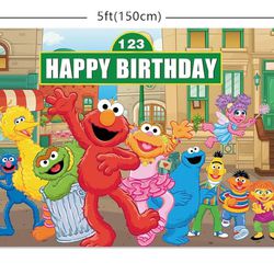 Sesame Street Party Decor