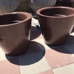 New Flower Pots Made Out Of Cement Perfect Gift 