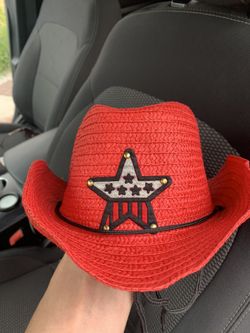 Red Cowboy/girl Hat
