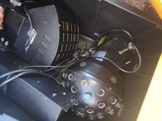 DJ  Lights   ,,fog Machine & Stand Lights