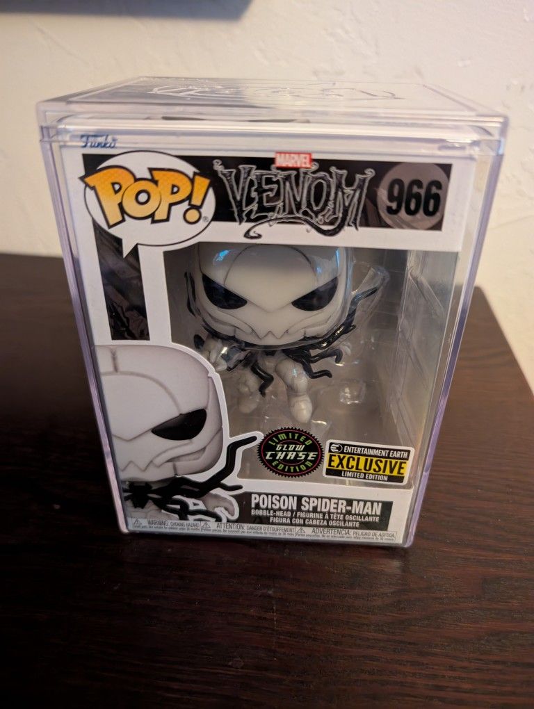 Funko Glow Chase Poison Spider-Man In Hardstack