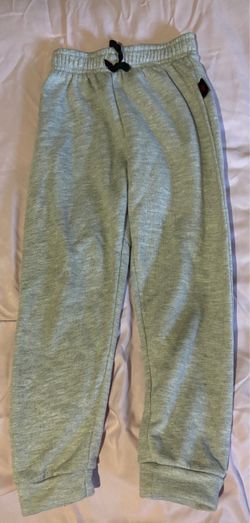 Gray Boys Jogger Sweatpants with Drawstring