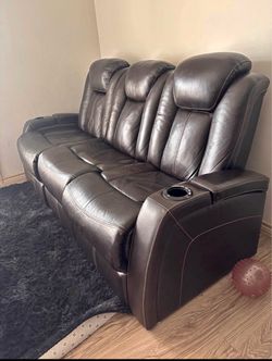 Leather couch