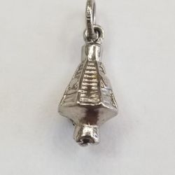 Silver Space Capsule Charm 