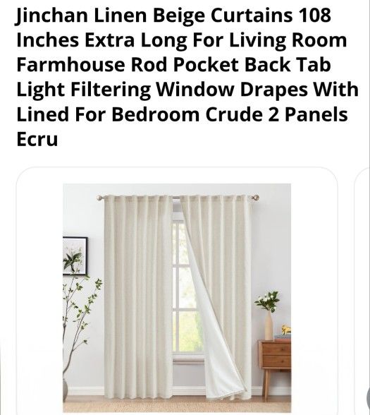 Farmhouse Window Drapes