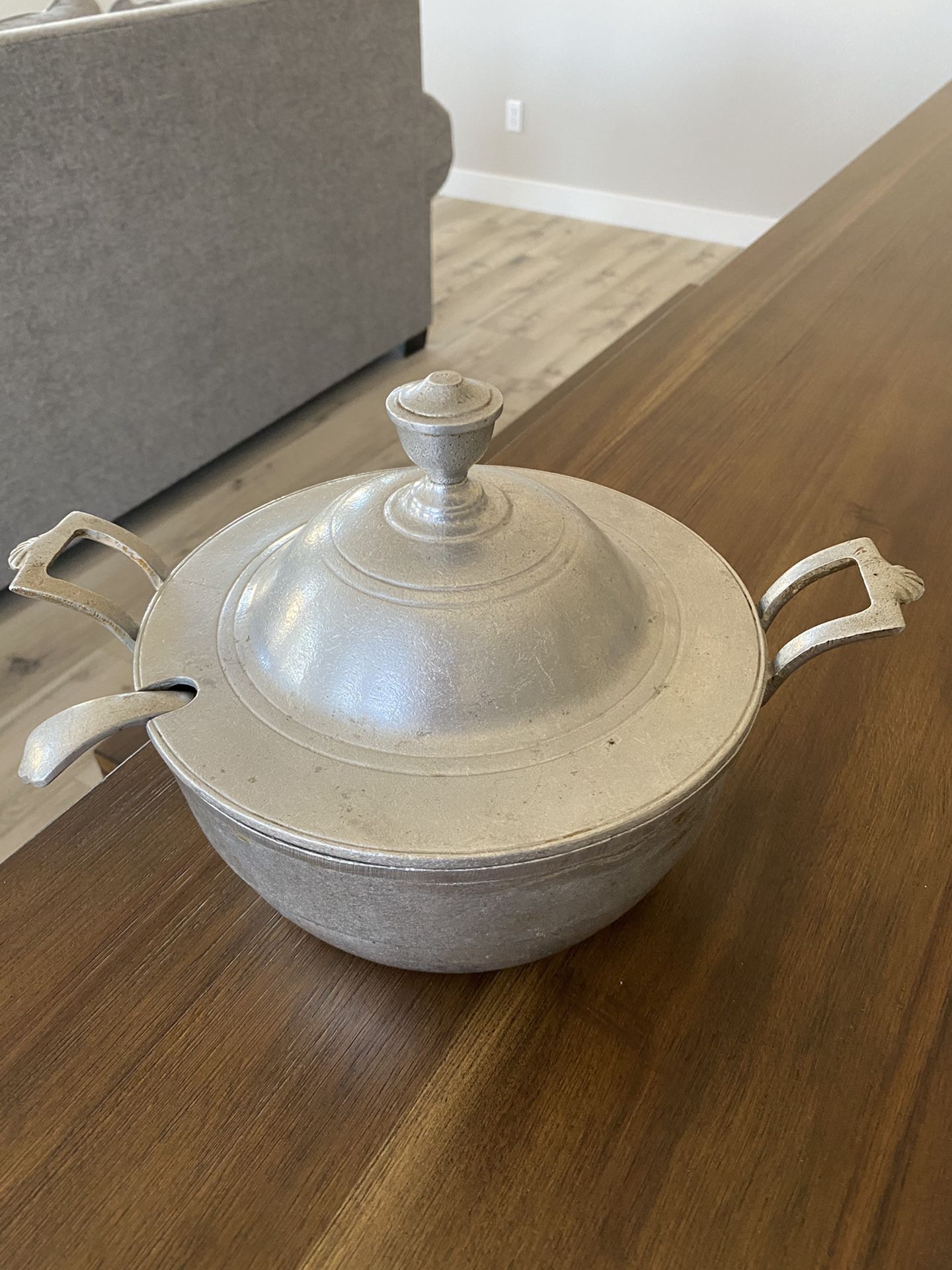 Vintage  RWP Pewter Tureen With Ladle - $25