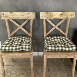 19" H Acacia Side Chair