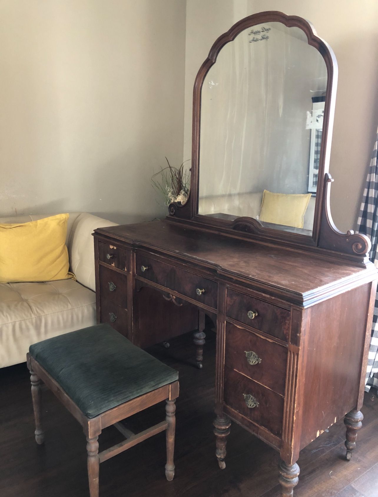 Vanity With Bench