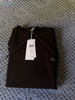 Lacoste Black hoodie Pullover Size L
