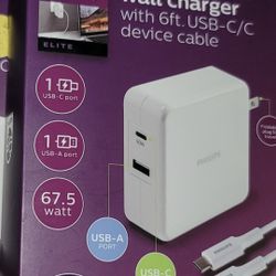 Philips 67.5W USB C Charger