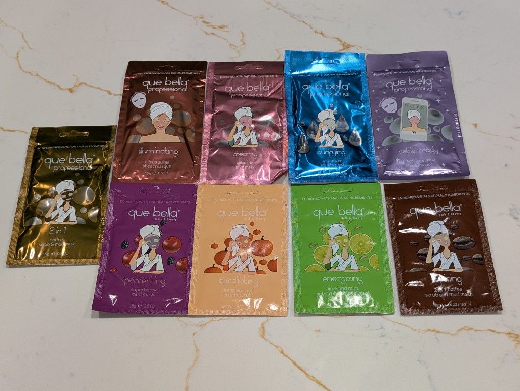 Que Bella Face Mask Bundle