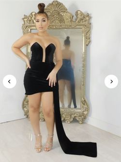 Black formal dress