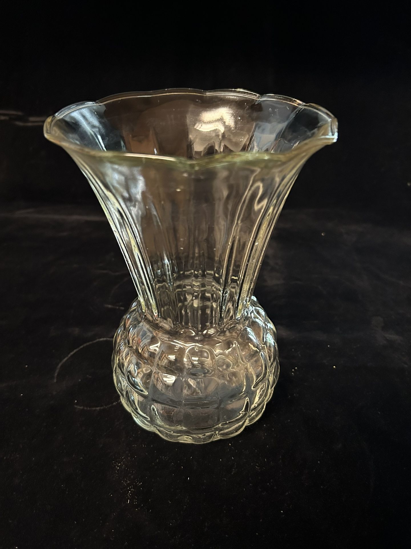 Anchor Hocking Clear Pineapple Vase