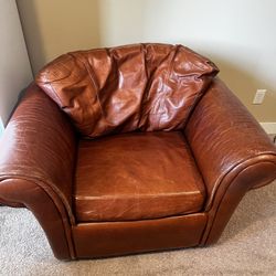 Faux leather Armchair