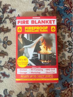 Silverback Fire Blanket 40 in. x 40 in. BRAND NEW