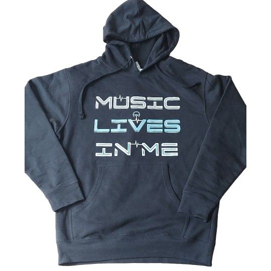 (Size: Med) Music Lives In Me Pullover Hoodie 