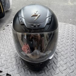 SCORPION EXO 400  Size Small motorcycle helmet BLACK