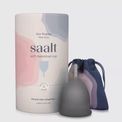 Salt menstrual cup size Regular Ocean Blue