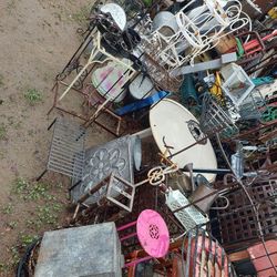 Garden Junk Plant Stands 5$ Up Read Discription 