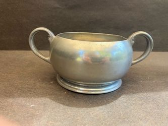 Vintage Pewter Sugar Bowl