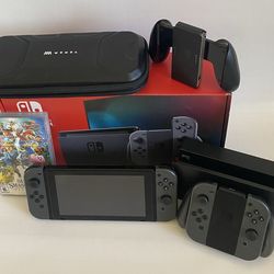 Nintendo Switch Bundle w/ 2x Games & Accessories