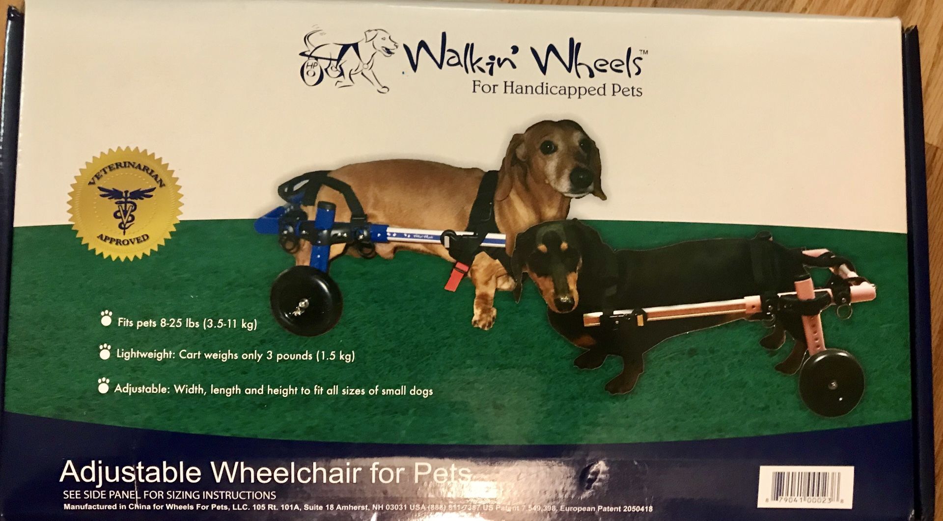 Walking wheels pet wheelchair