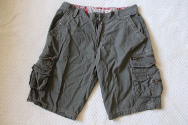 Green Cargo Shorts