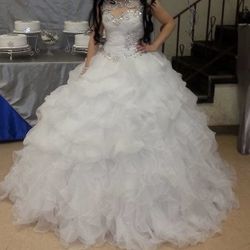 White Quinceañera Dress 