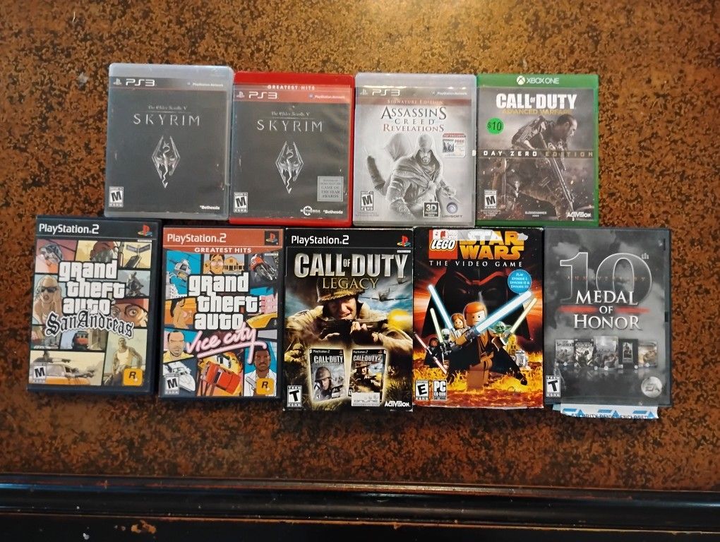 Video Game Lot – PS2, PS3, Xbox One, and PC Classics!