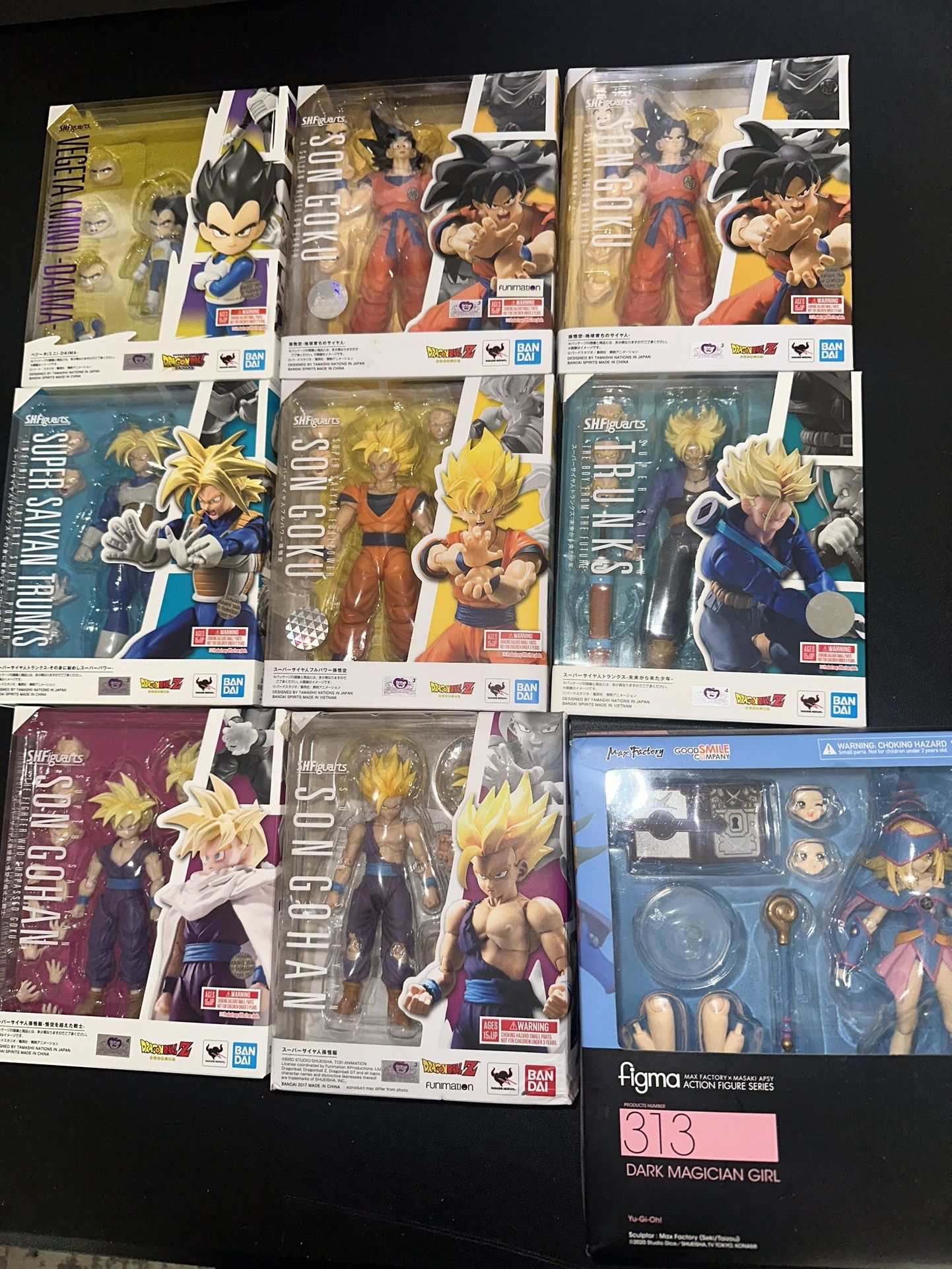 Sh Figuarts Dragon Ball And Figma Figures 